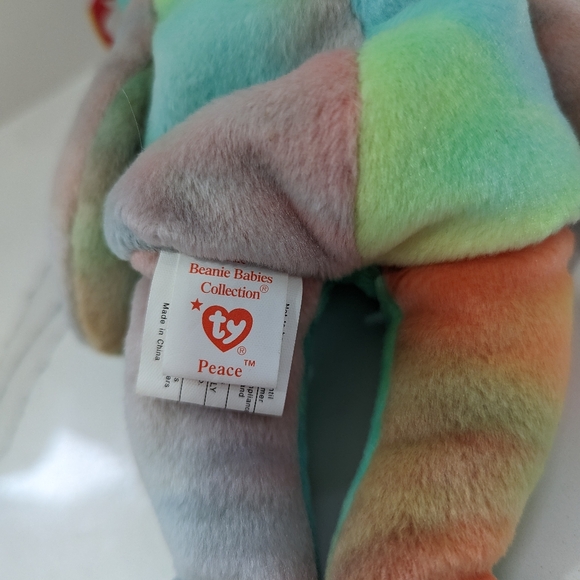 TY beanie babie. Peace bear. Retired. Excellent condition. Other TY available. - Picture 5 of 6